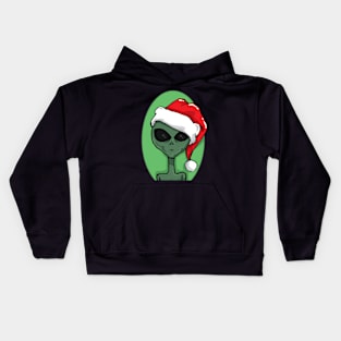 Alien Christmas Kids Hoodie